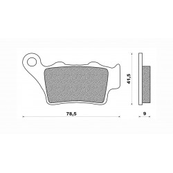 Τακάκια Daytona 33210 (FA208)(FD206) Τακάκια Daytona 33210 (FA208)(FD206)